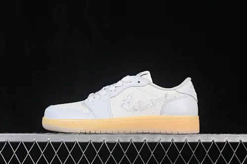 All categories Air Jordan Jordan series basketball shoes Air Jordan 1 Low Air Jordan 1 Low "Floral Swoosh" AJ1 Joe 1 flower embroidery low-top cultural casual sneakers IF4391-100